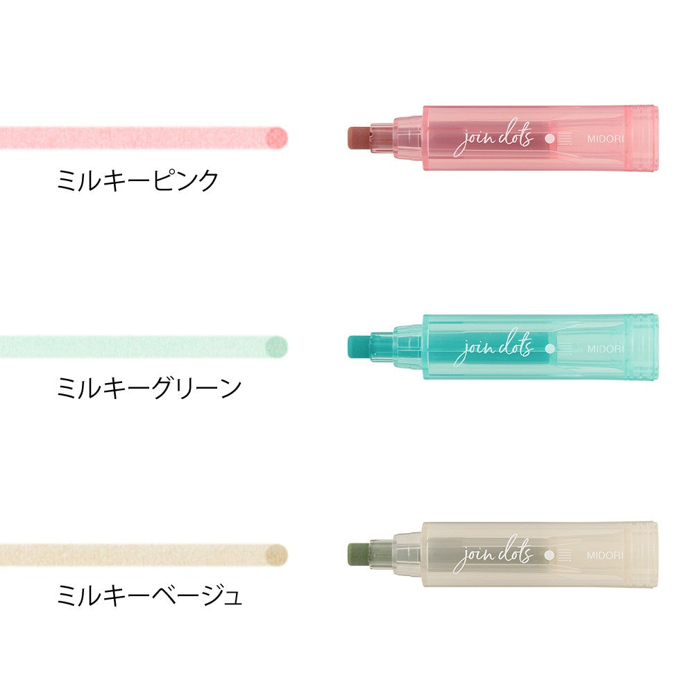 Midori - Joined Dots Milky Pen