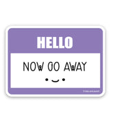 Kiss and Punch - Vinyl Sticker - Now Go Away