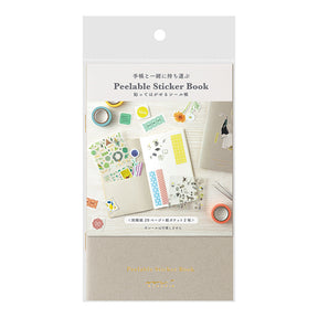 Midori Sticker Book With Pocket