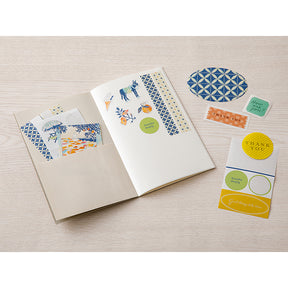 Midori Sticker Book With Pocket