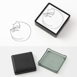 Midori Paintable Stamp - Cats