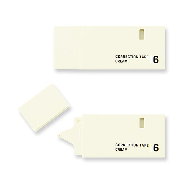 Midori Correction Tape - 6mm Cream