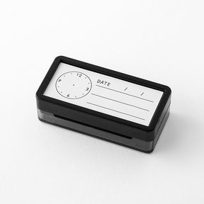 Midori Paintable Stamp - Pre Inked - Keep Track of Time