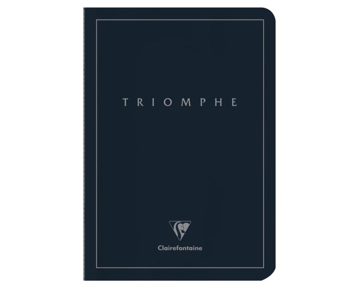 Clairefontaine Triomphe A5 Lined Notebook Dark Blue