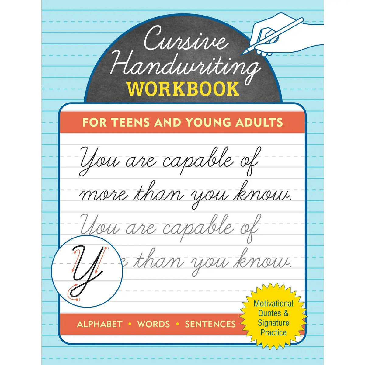 Peter Pauper Press -Cursive Handwriting Workbook