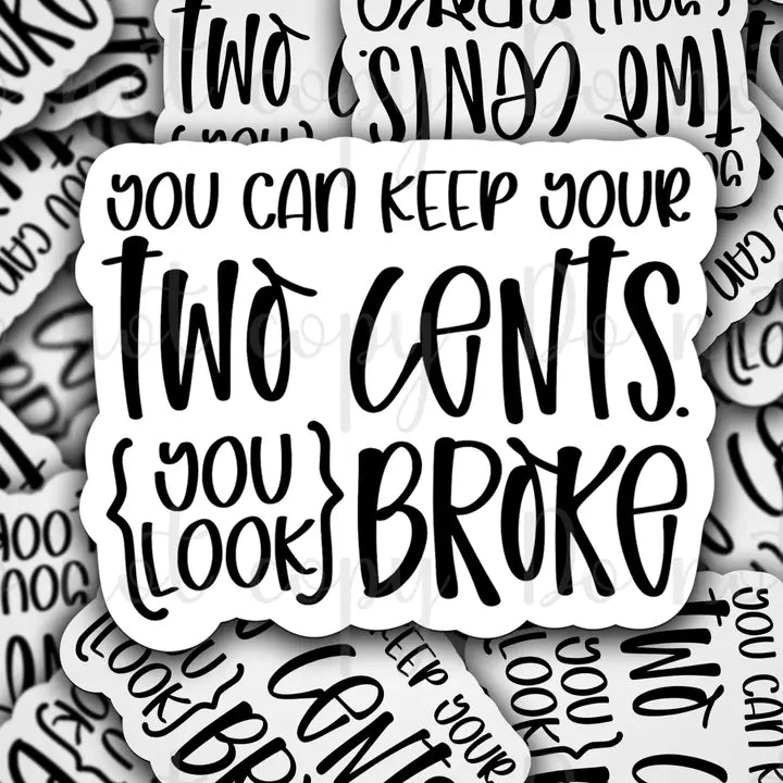 It's Transfer Time - Die Cut Sticker - You Can Keep Your Two Cents