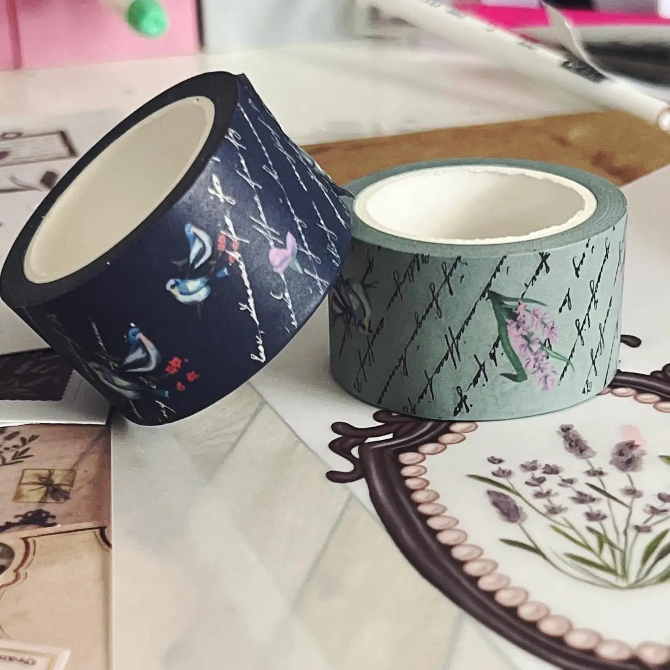 Rose Paperie - Lavender Bliss Washi Tape Set