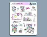 Shine Sticker Studio Sticker Sheet - Luna Planner Girl