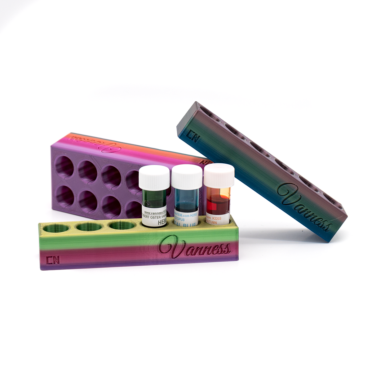 Vanness Chromatic Ink Sample Storage  12 Vial Holder