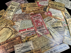 CoraCreaCrafts - Apothecary Labels Sticker Tin