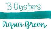 3 Oysters Ink - Delicious Aqua Green