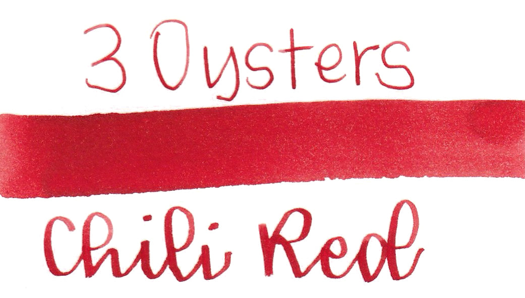 3 Oysters Ink - Delicious Chili Red