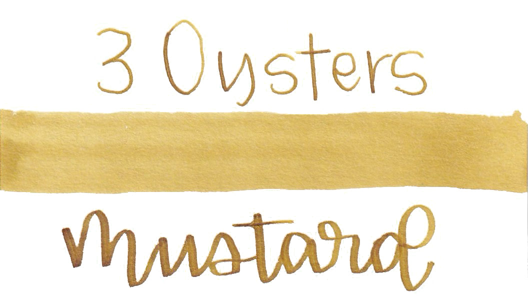 3 Oysters Ink - Delicious Mustard