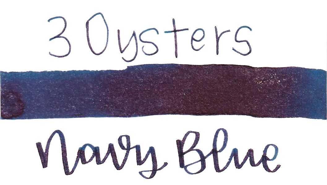 3 Oysters Ink - Delicious Navy Blue