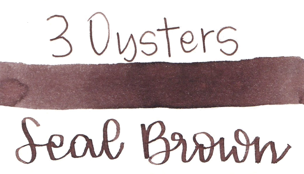 3 Oysters Ink - Delicious Seal Brown