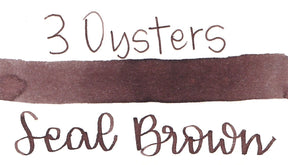 3 Oysters Ink - Delicious Seal Brown