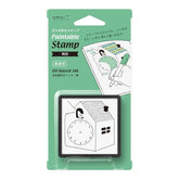 Midori  Paintable Stamp - Clock