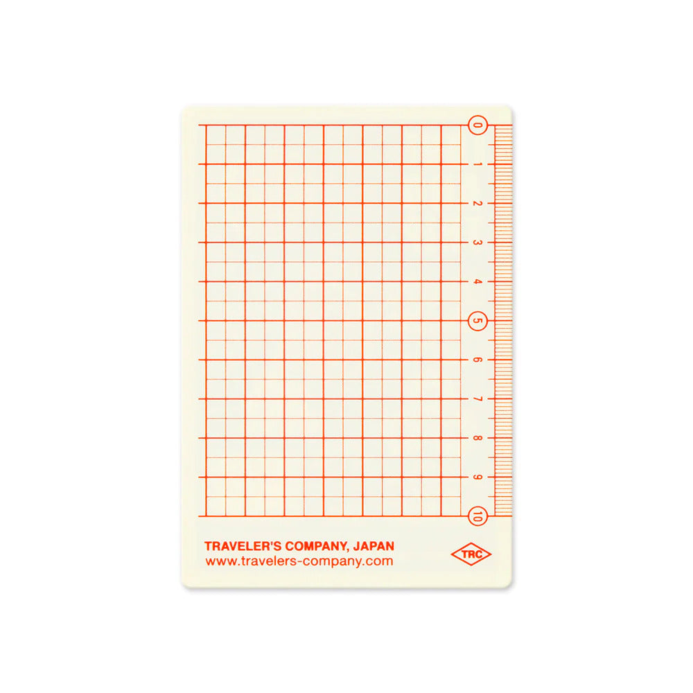 TRAVELER'S COMPANY Plastic Sheet Passport Size 2025