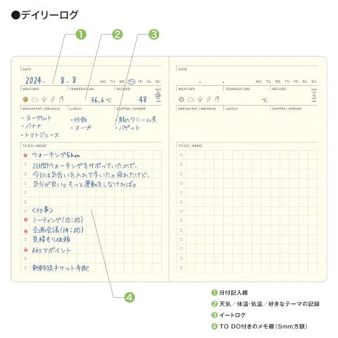 Laconic Pocketlog Diary