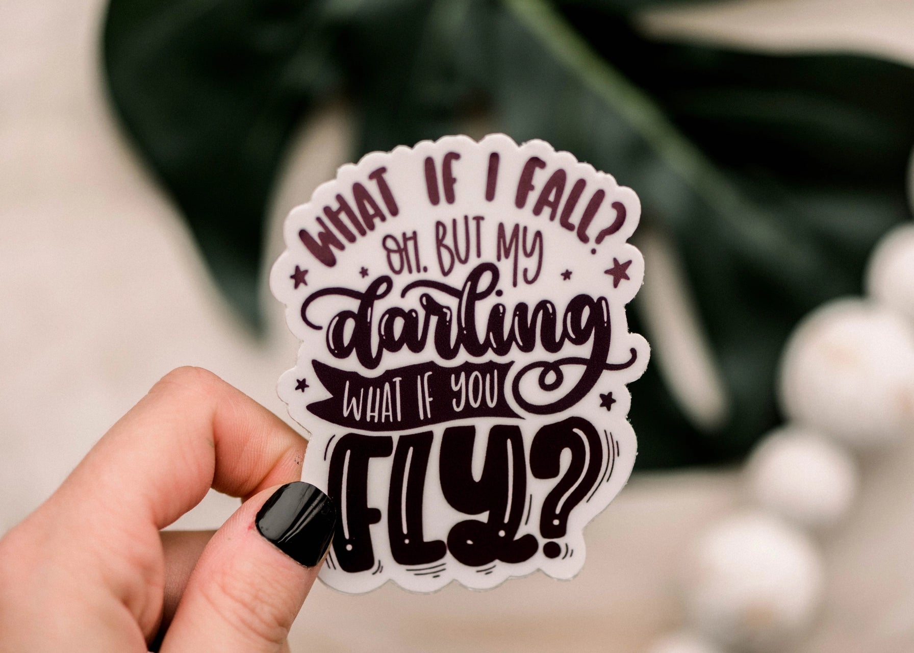 Savannah and James Co - Vinyl Sticker - What If I Fall?