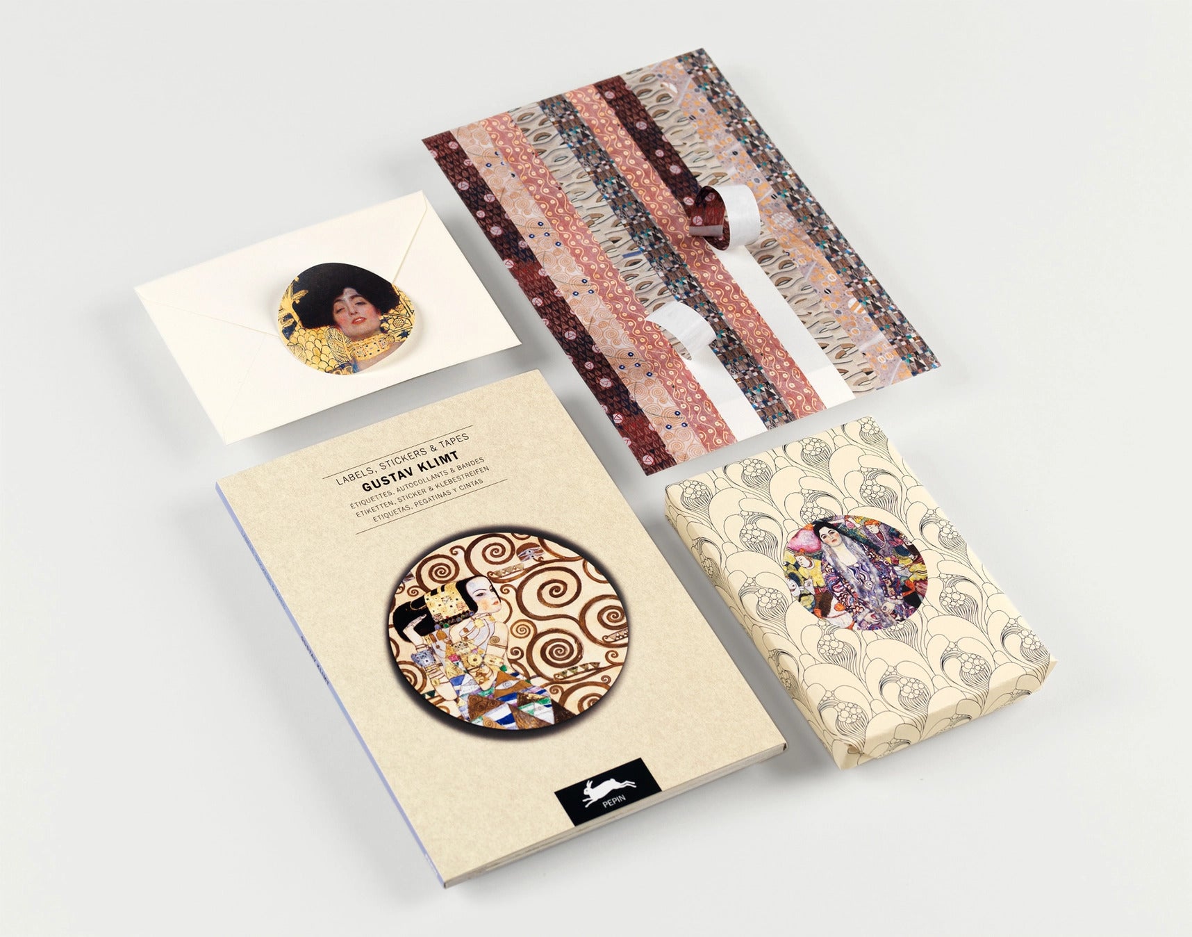 Pepin Label, Sticker & Tape Book - Gustav Klimt