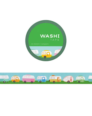 Girl of ALL WORK - Washi tape - 15mm - Campers
