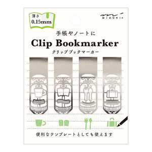 Midori Bookmark Clip - Lifestyle Pattern