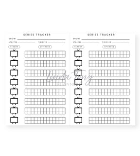 Linda Tong Planners - Tv + Movie Journal Pink