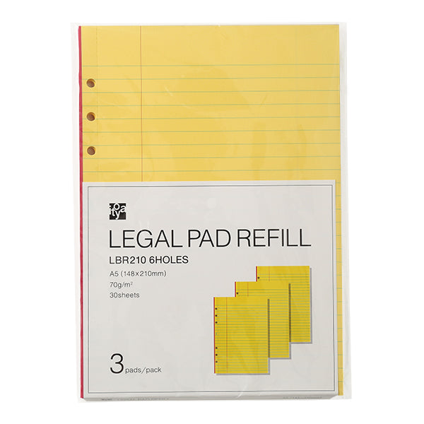 Itoya Refills A5 - Legal Pad