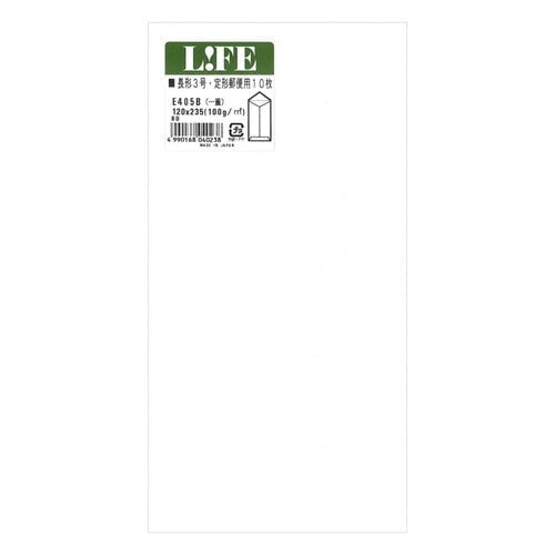 Life Stationery Long Envelope No Frame