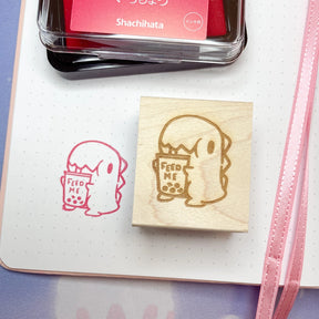 Sakuradragon - Feed Me Dino Wooden Stamp