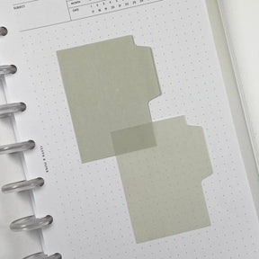 Cloth & Paper - Tab Sticky Notes - Linen