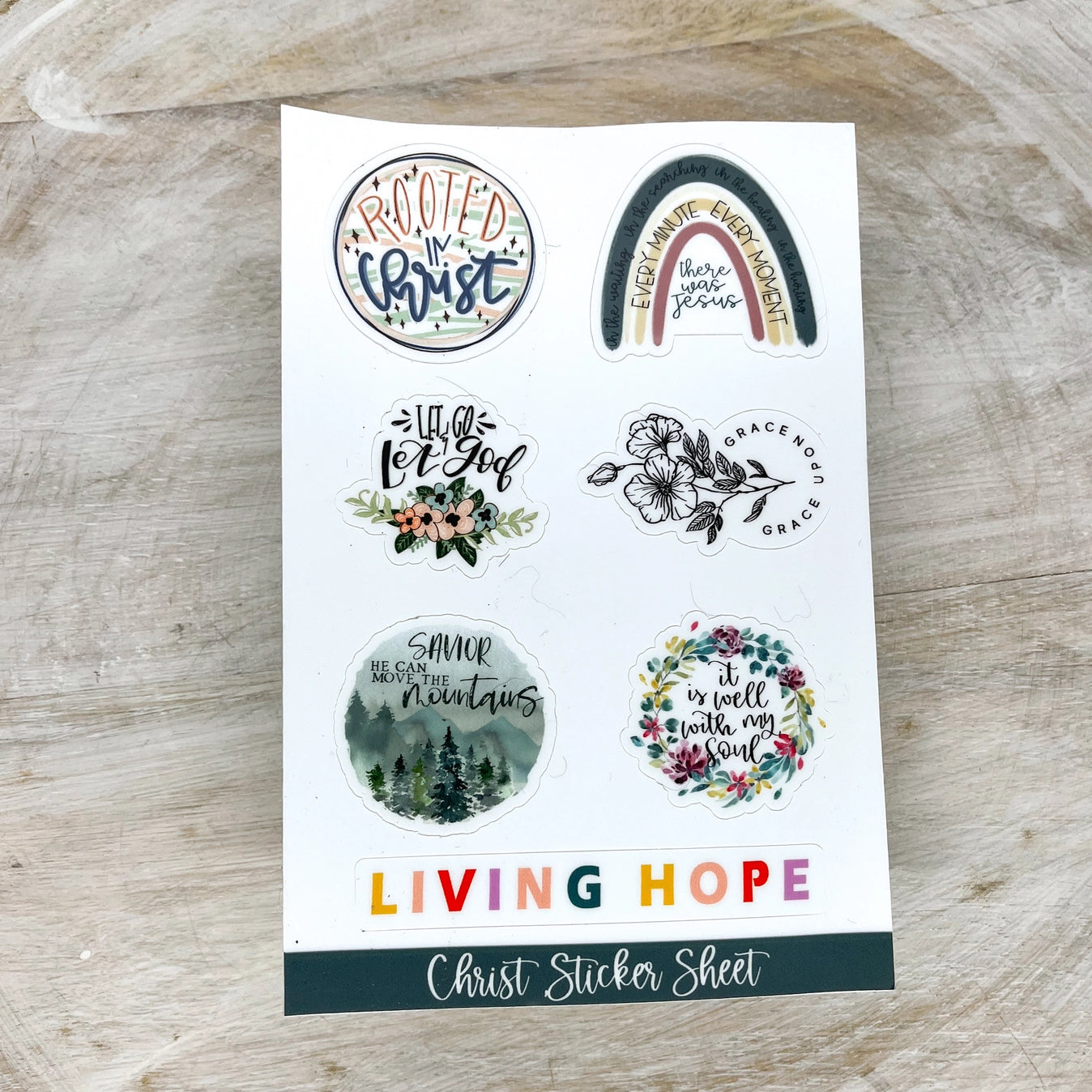 Savannah and James Co - Vinyl Stickers - Christ Sticker Sheet