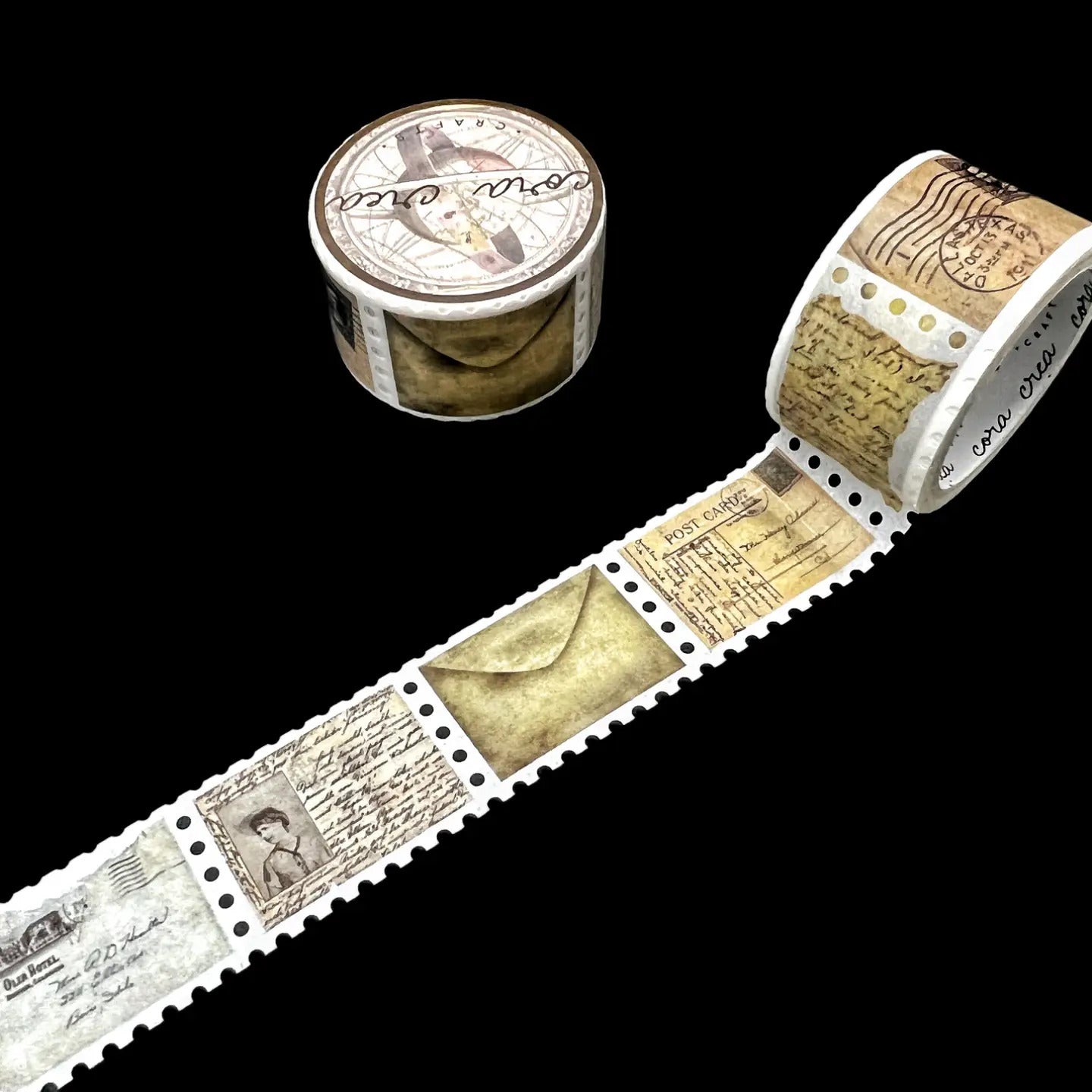 CoraCreaCreations - Letter Stamp Washi Tape