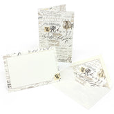 San Lorenzo Note Card Portfolio Large - Calligraphy