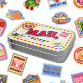 Girls Printing House - Tin Can - Mail Stickers