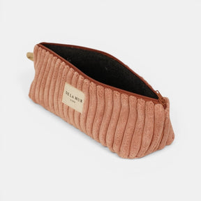 De La Mur Line US Inc. - Corduroy Pencil Case - Dusty Rose