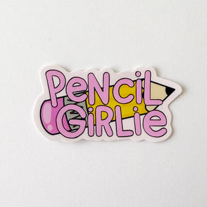 Calliope Pencil Factory - Vinyl Sticker - Pencil Girlie