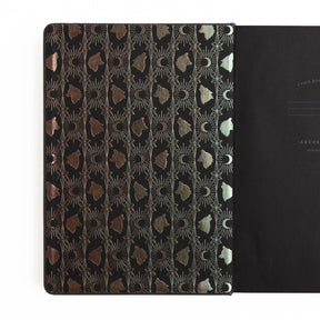 Archer & Olive - Black Dot Grid Notebook - Wolf in the Night A5