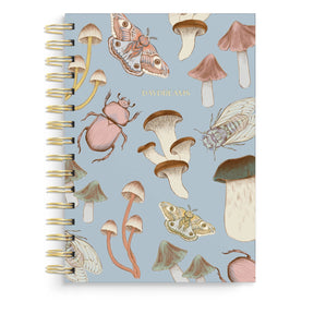 Good JuJu - Insects and Mushrooms Spiral Notebook