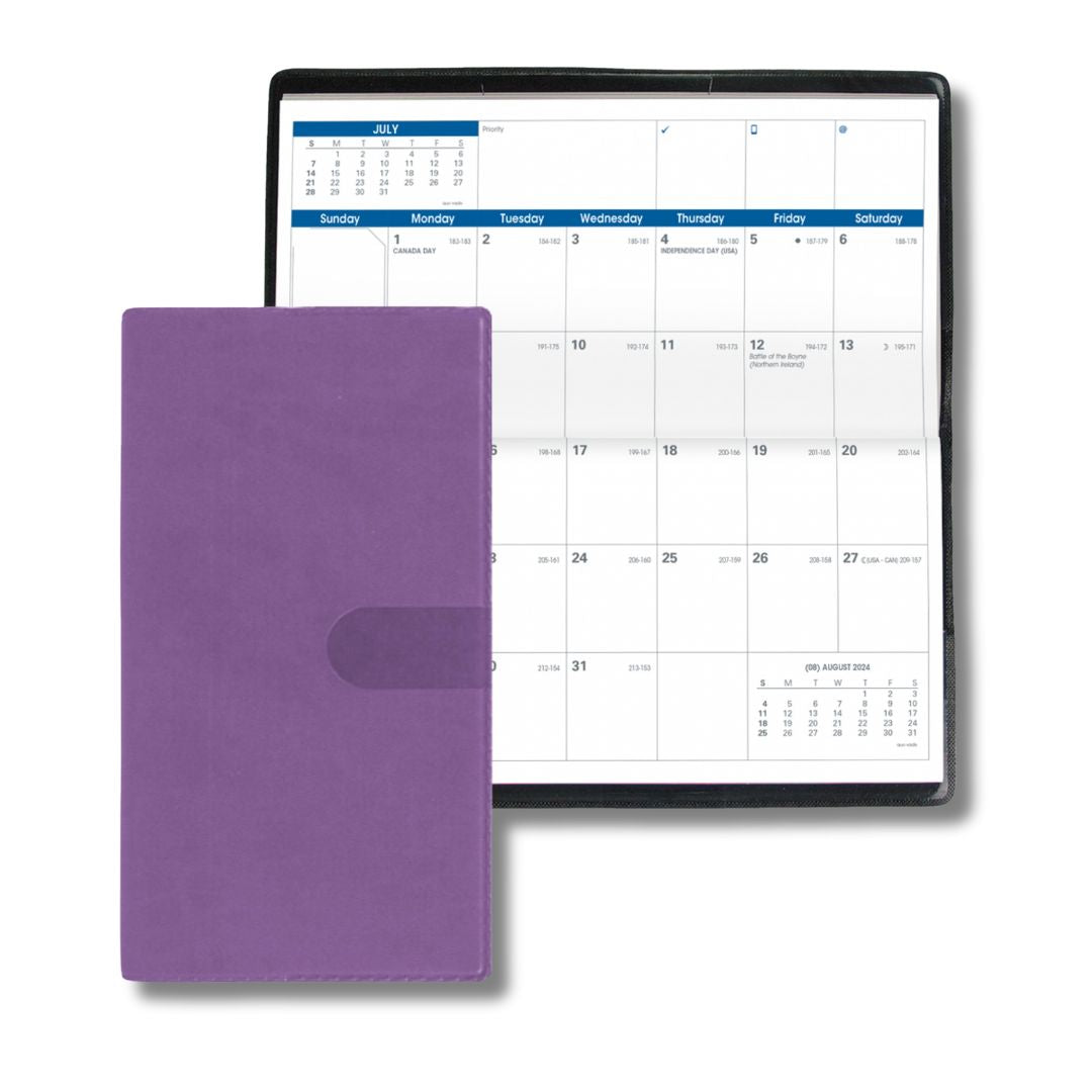 Quo Vadis - Visoplan 2025 12 Month Planner Calendar