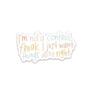 Swaygirls - Vinyl Sticker - Control Freak