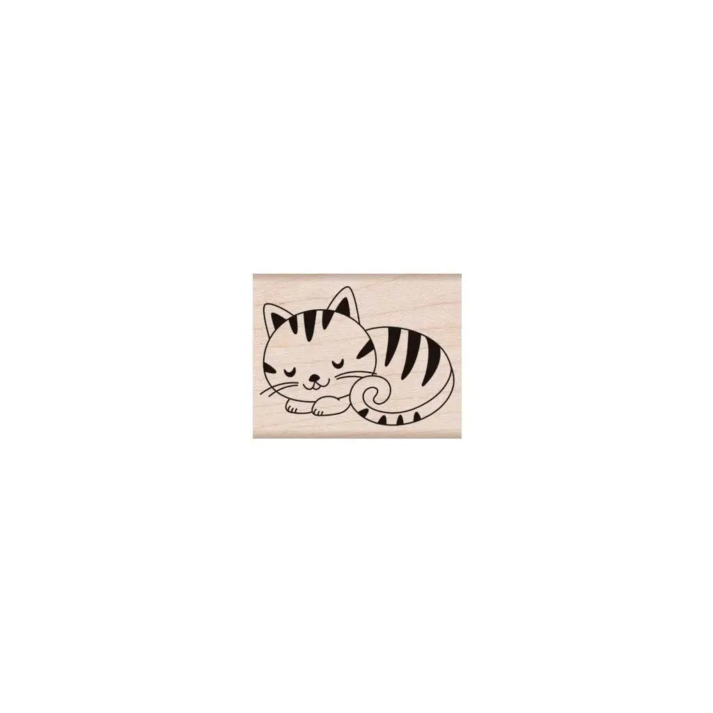 Hero Arts Wooden Stamp - Sleeping Kitty