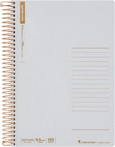 Maruman Notebooks A5 Spiral Note - 150 Sheets Lined Grey
