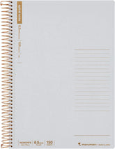 Maruman Notebooks B5 Spiral Note - 150 Sheets Lined Grey