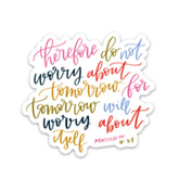 Swaygirls - Vinyl Sticker - Do Not Worry