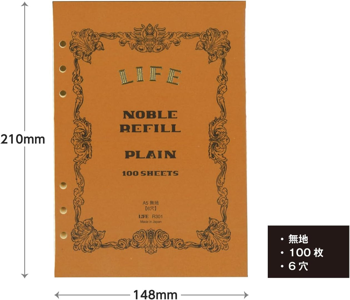 Life Stationery Noble Note A5 Planner Refill