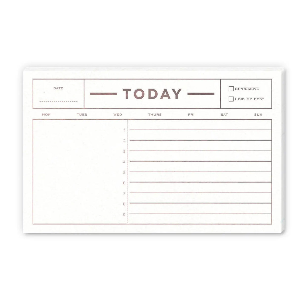 Smitten On Paper - Today Notepad