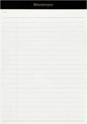Maruman Notebooks Mnemosyne A5 Softcover Notepad Holder & Notepad