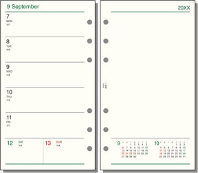 Raymay Davinci Note 2026 ( thru March 2027) Bible Size Refill - Weekly 7